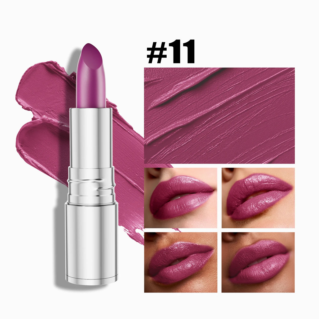 6-Color Matte Lipstick , Non-Fading, Non-Stick Cup Long-Lasting Velvet Finish, Smooth Matte Lip Color Waterproof Smudge-proof