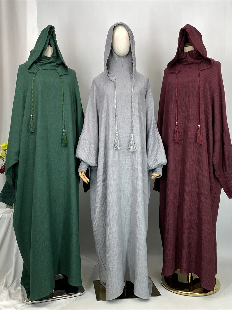 عباية كاجوال خليجية    Elegant Hooded Abaya