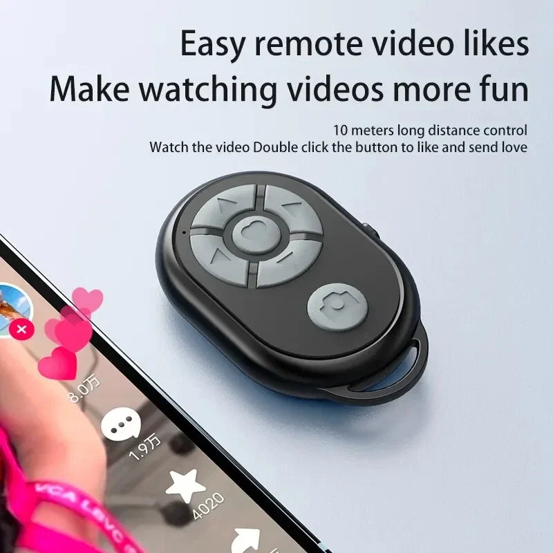 🎥 Wireless Selfie Remote Controller for TikTok & Smartphones