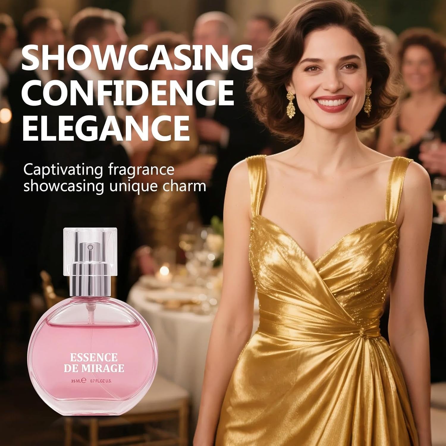 Pheromone Perfume for Women, Long-Lasting Fragrance Oil with Natural Essence, Elegant Scent to Enhance Your Allure and Confidence