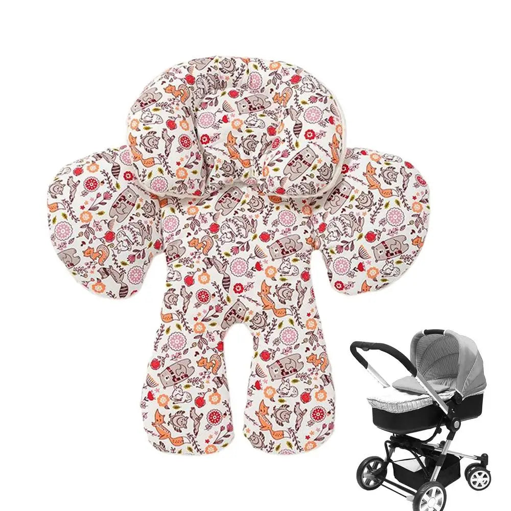 Baby Car Seat Cushion Toddler Car Seat Cover Removable Head Support Adjustable Height Protector Cover Cushion For Vehicle SUV