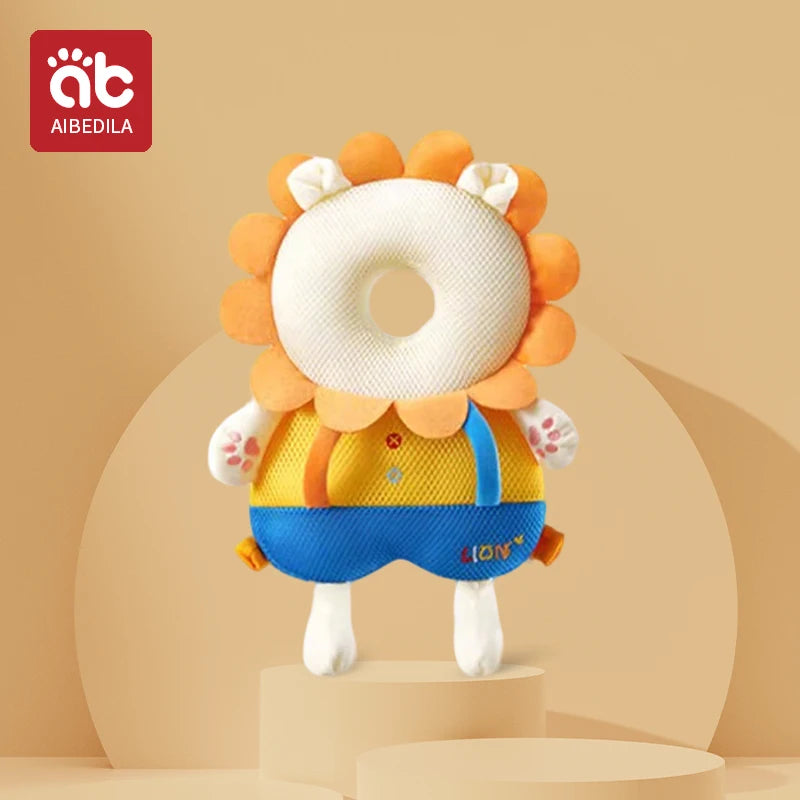 AIBEDILA Cartoon Baby Head Protector Backpack 1-3T Toddler Anti-Fall Safety Cushion Pad Protective Headgear Injury Prevention